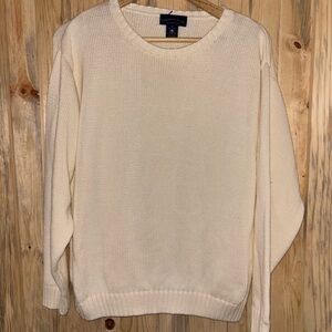 Charter Club Cream Knit Sweater